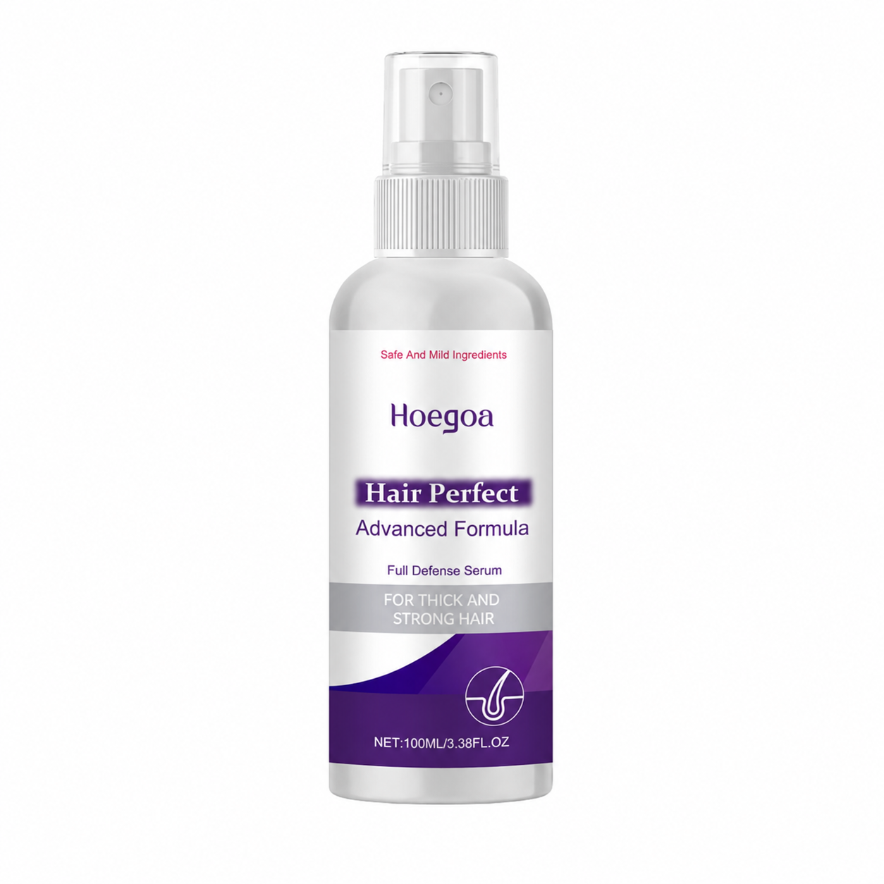 Hair Thickening Scalp Care Spray Fuller Looking Hair Volumizing Root Boost 100ml
