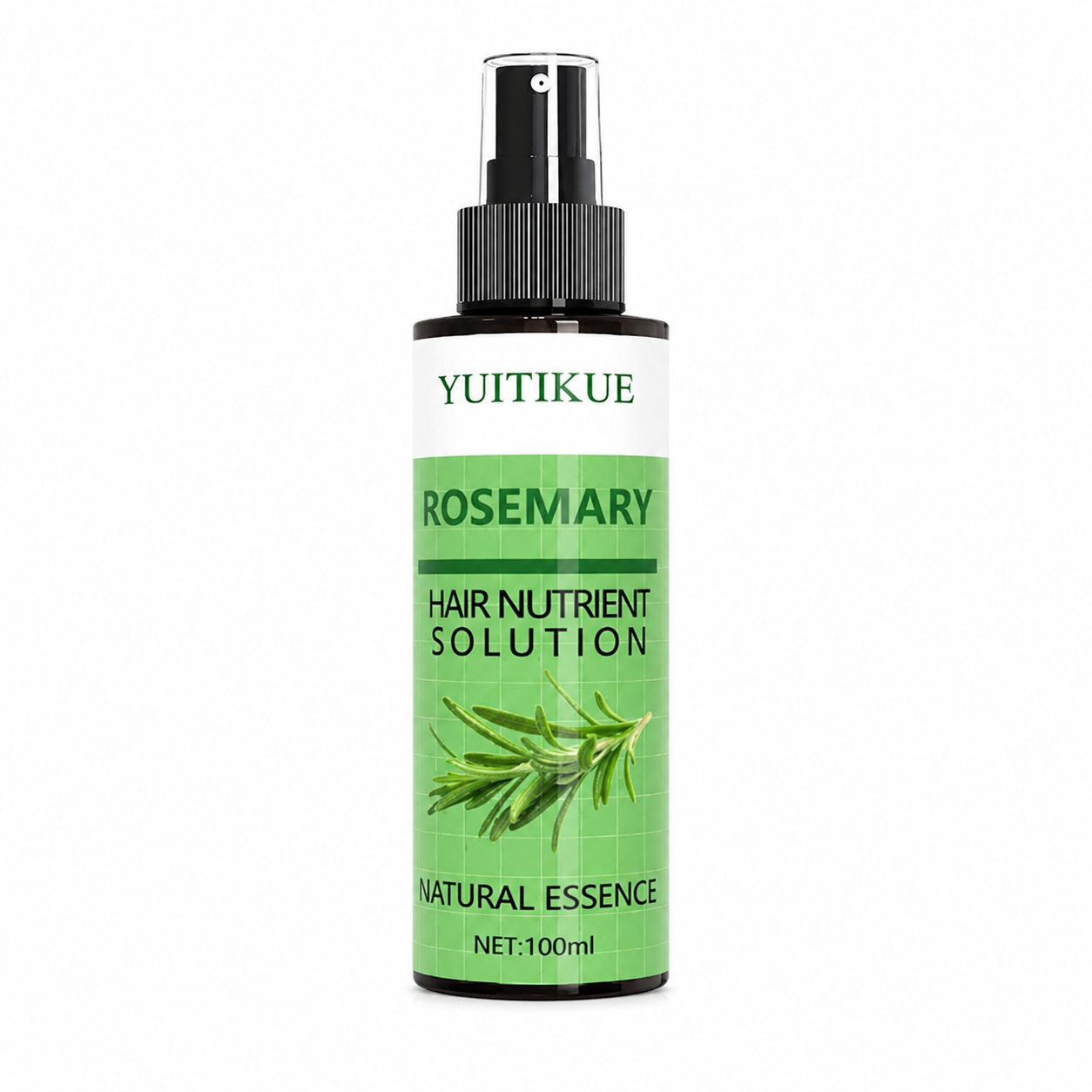 YUITIKUE Rosemary Hair Serum 100ml Scalp Care Ginger Vitamin E Conditioning Spray