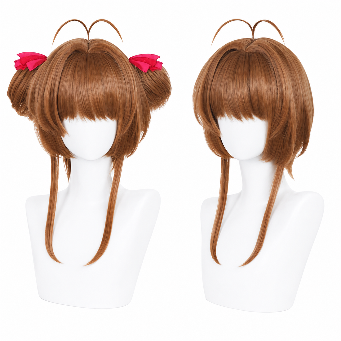 Sakura Kinomoto Cosplay Wig - Short Brown/Golden Heat Resistant Synthetic Hair
