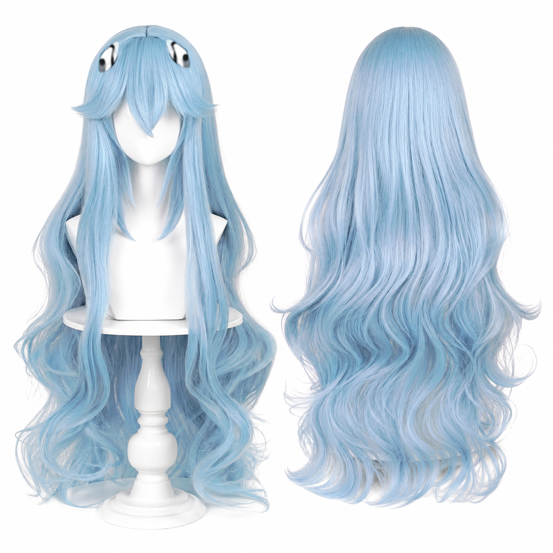 Ayanami Rei 100cm Blue Cosplay Wig - Heat Resistant Hair for Events